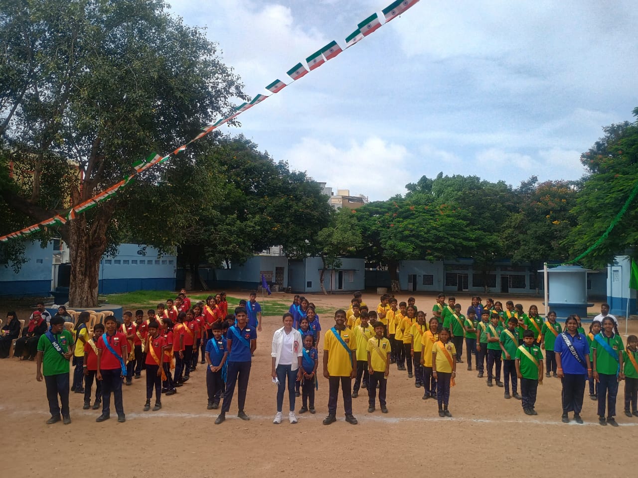 Independence Day 2026 Human Pyramid with Flag